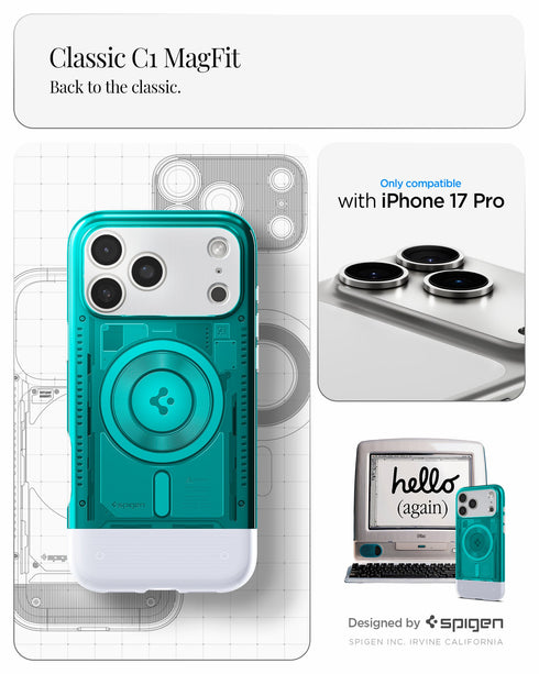 Spigen iPhone 17 Pro Case - Classic C1 (MagFit)